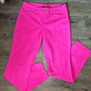 Lilly Pulitzer Jacquard Textured
Kelly Ankle Length Skinny Pants